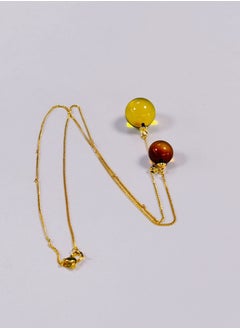 D.COLOR Mexican blue amber red blue perber necklace  - Image 1
