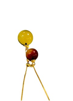 D.COLOR Mexican blue amber red blue perber necklace  - Image 4