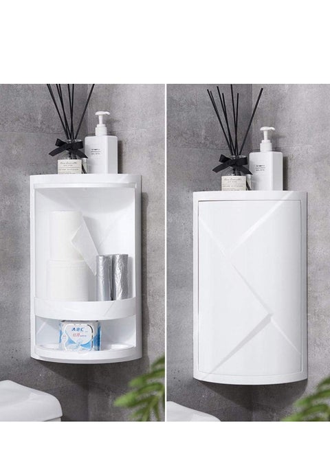 Kitchen and bathroom corner, 2 floors, rotating 360 degrees, 49.5 x 33 x 21 cm., plastic, multi-colored