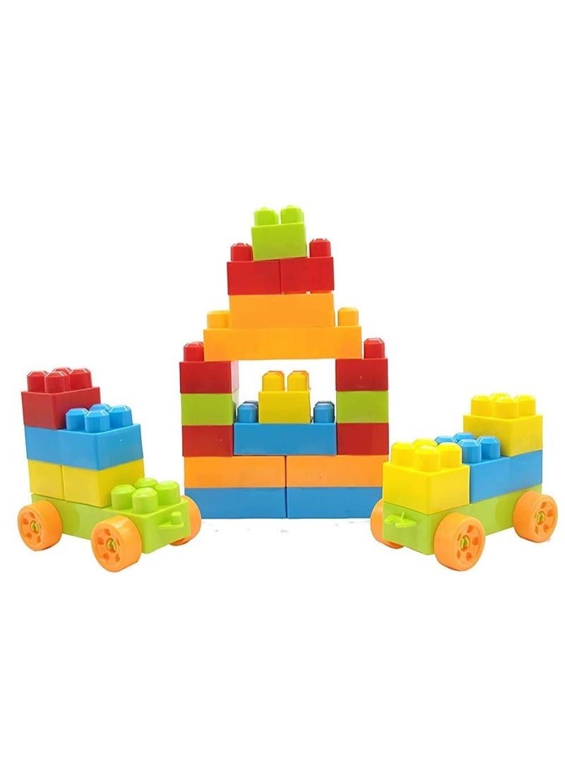 Kids Building Blocks Set 46pcs With Carry Bag For Children - Image 2