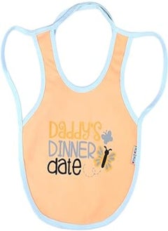 Mix and Max Mix&Max Cotton Bib Printed Butterfly For Girls-Simon&Baby Blue 