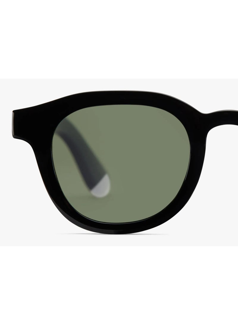 BARNER Andy Black Noir Sun Lente: G15 - Unisex  Round Sunglasses - Image 4