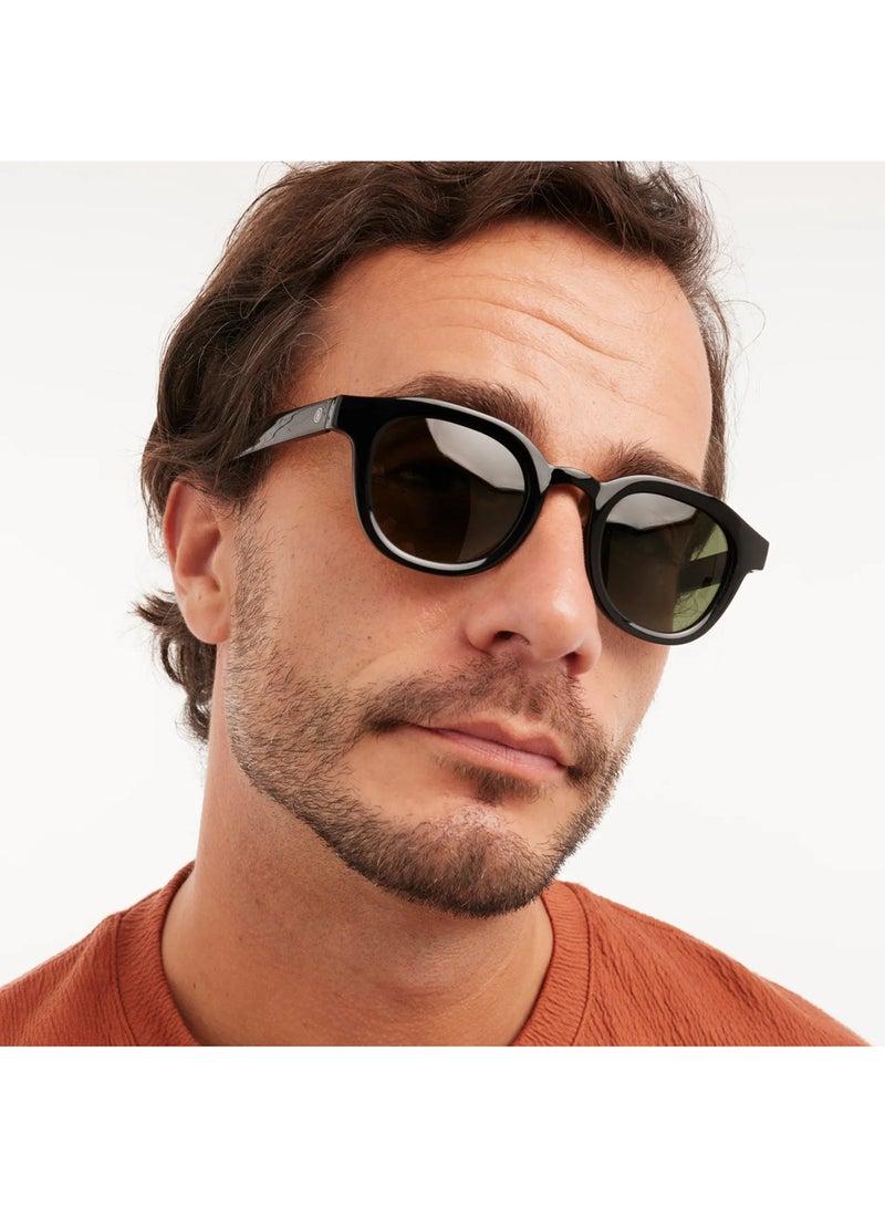 BARNER Andy Black Noir Sun Lente: G15 - Unisex  Round Sunglasses - Image 2