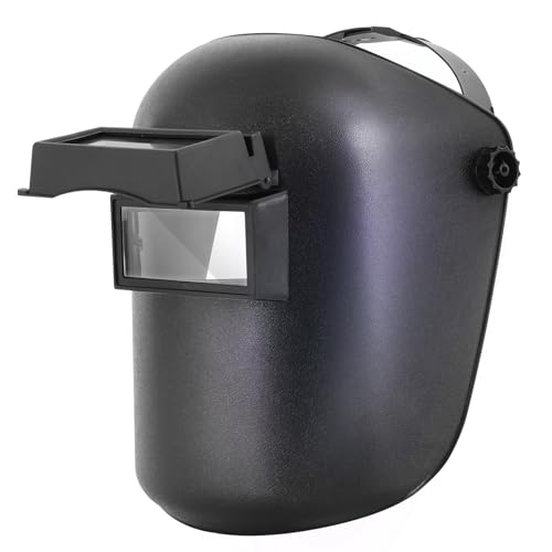 TOPDC Welding Helmet 3.86"x1.61", Flip Front Welding Mask with Adjustable Headgear, Shade 11 - Image 1
