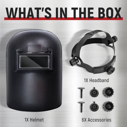 TOPDC Welding Helmet 3.86"x1.61", Flip Front Welding Mask with Adjustable Headgear, Shade 11 - Image 5