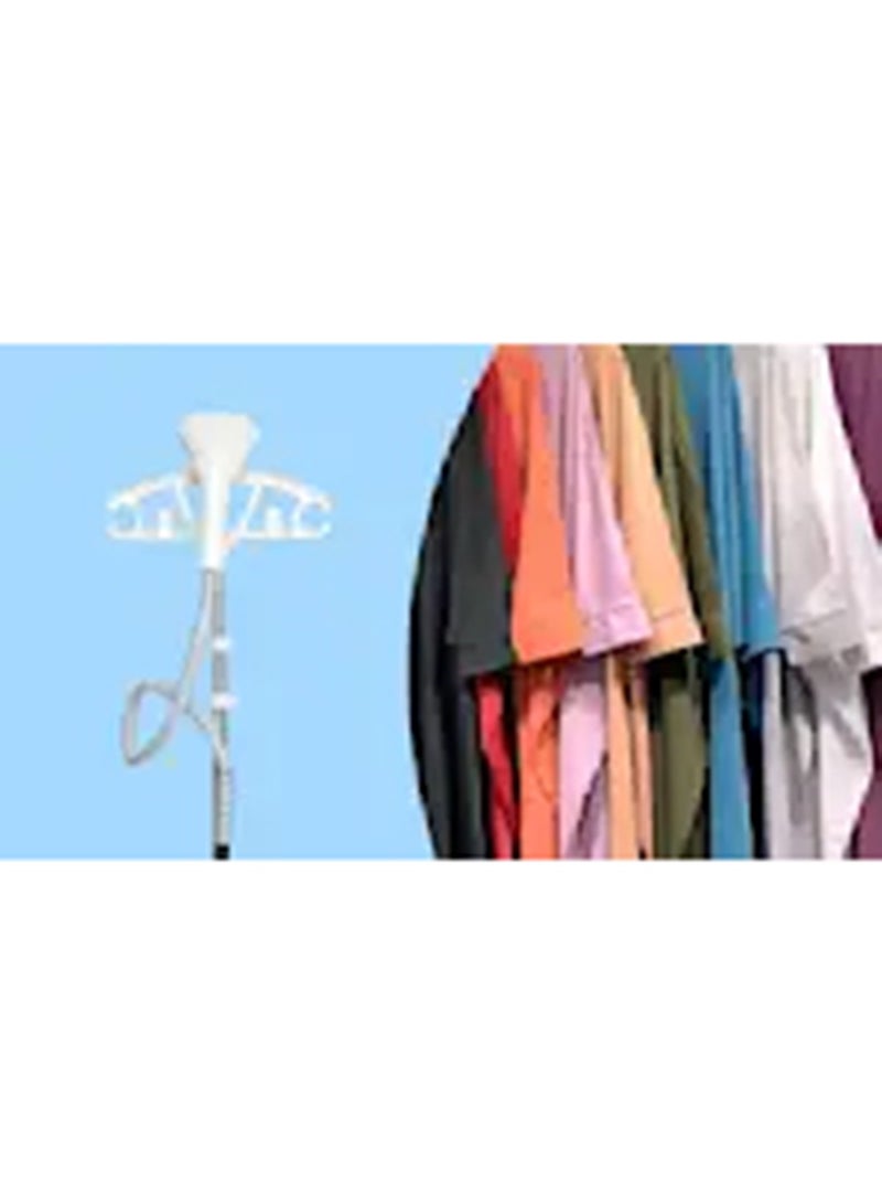 NIKAI Garment Steamer With Suit Hanger System, 2 Steam Levels, Overheating Protection, Wrinkle-Free, High-Quality Telescopic Poles, 50Min Steam, Ideal For Home And Business Use 1.6 L 1800 W NGS566AX White - Image 5