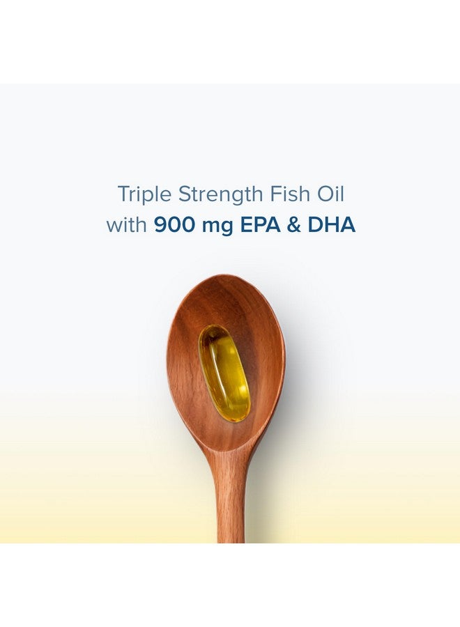 GNC زيت السمك ثلاثي القوة من GNC 1500 ملغ أوميغا-3 مع 900 ملغ EPA و DHA | 120 كبسولة لينة | لصحة القلب، الكوليسترول الصحي، راحة المفاصل، التركيز والرؤية | مغلف بطبقة داخلية لتجنب الطعم السمكي بعد الاستخدام | مصنّع في الولايات المتحدة - Image 5