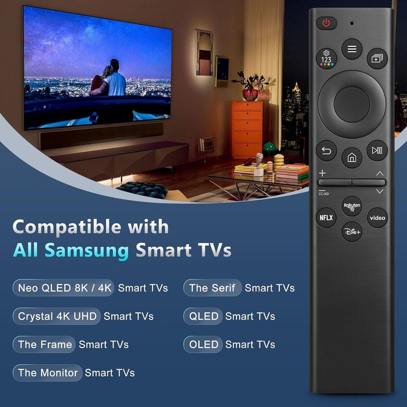 OMAIC Replacement Remote Control for Samsung TV - Universal Smart TV Remote Control with Quick Access Buttons for Samsung TVs - Image 2