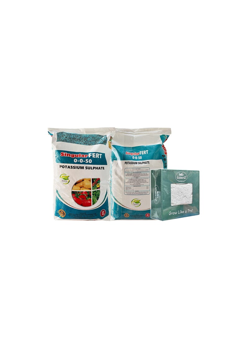 GARDENZ Potassium Sulphate NPK Fertilizer 0-0-50 | 25 KG  - Image 1