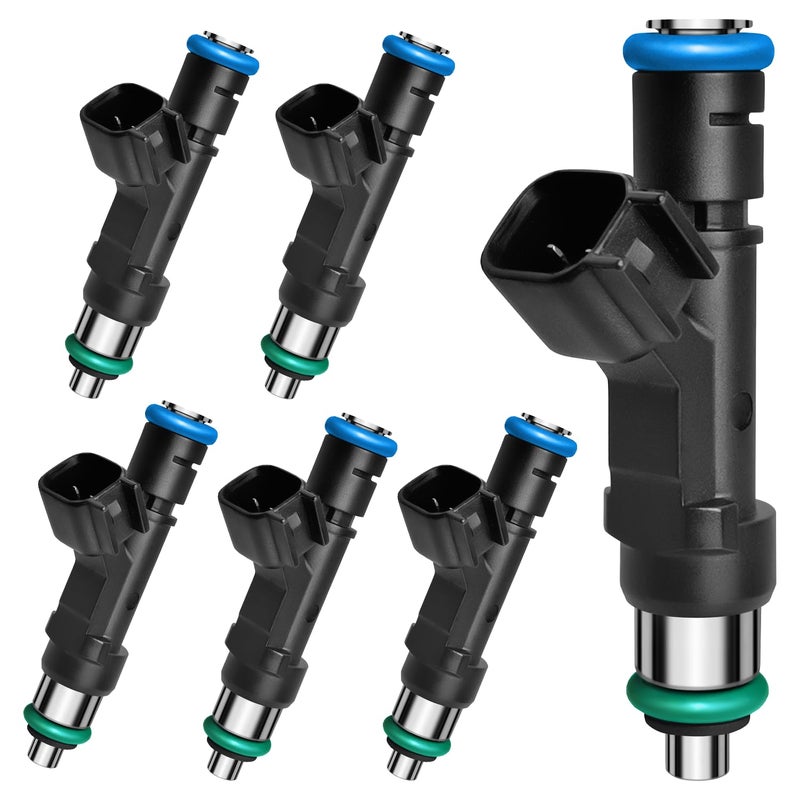 SeyPon Fuel Injectors Fits For Dodge NitroDakotaDurangoRam 1500 For Jeep LibertyCommanderGrand Cherokee For Mitsubishi Raider For RAM Dakota1500 Pickup 37L 20042012 02801580206 Pcs - Image 2