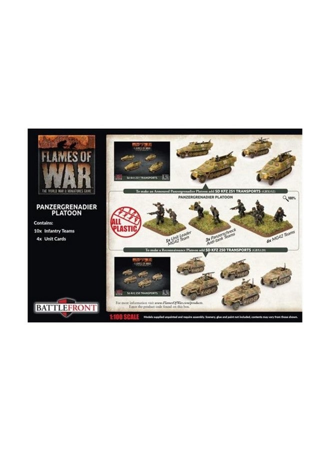 Flames of War: Late War: German: Panzergrenadier Platoon (GBX169) - Image 2
