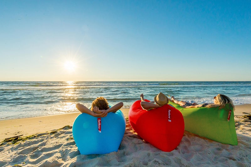 Fatboy Lamzac The Original Version 1 Inflatable Lounger with Carry Bag, Yellow - Image 5