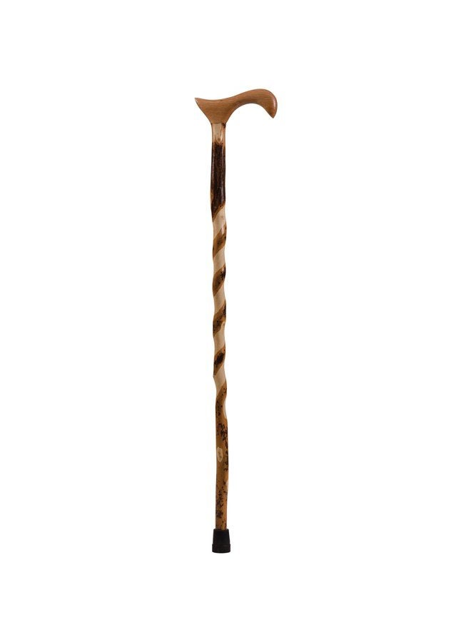 Brazos Walking Cane for Men and Women Handcrafted of Lightweight Wood and made in the USA, Hickory, 37 Inches - Image 4