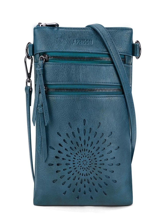 APHISON Crossbody purse for Women, Vegan Leather Sunflower Crossbody Phone Handbags with Adjustable Strap