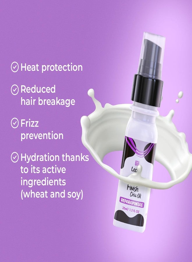 Leche Pal Pelo Chia Oil Split End Repair Treatment - Frizz Control, Non-Greasy Formula with Omega 3, Abyssinia, and Pro-V B-5 (1.2 fl.oz.) - Image 3