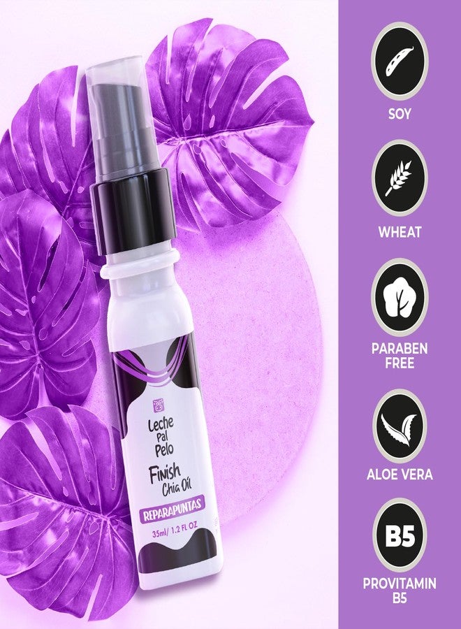Leche Pal Pelo Chia Oil Split End Repair Treatment - Frizz Control, Non-Greasy Formula with Omega 3, Abyssinia, and Pro-V B-5 (1.2 fl.oz.) - Image 2