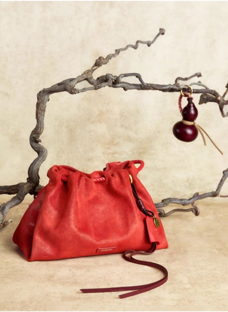 سونغمونت Mountain has pine trees, wish for Baina handbag, snake year zodiac red bag  - Image 2