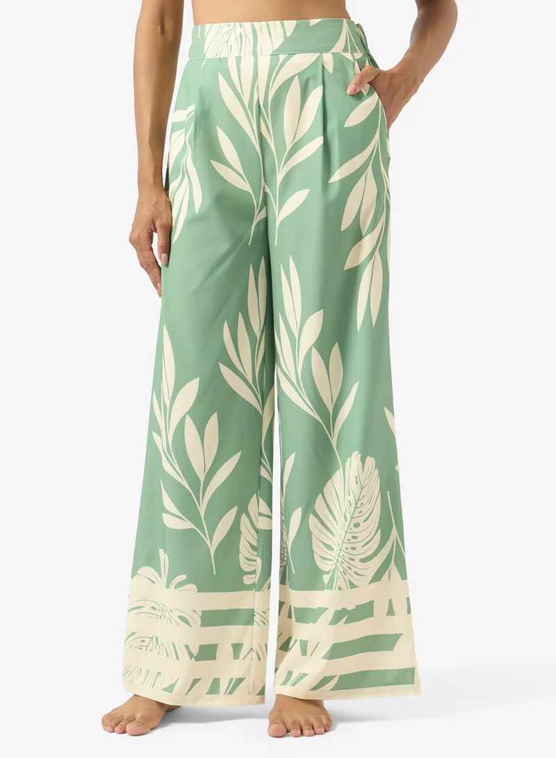 Soleira  Monochrome Print Top & Pant Set for Women | Best Price UAE