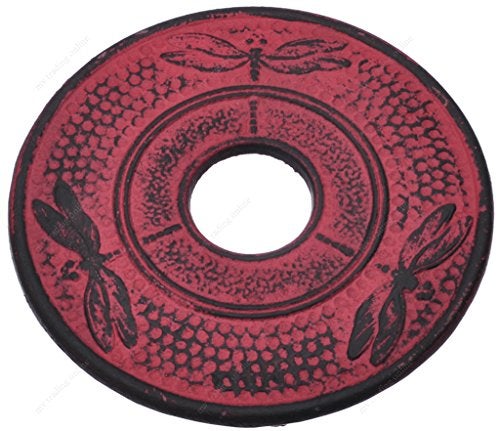 M.V. Trading T7022RD Cast Iron Trivet Drgon Design, 5½-Inch, Red - Image 4