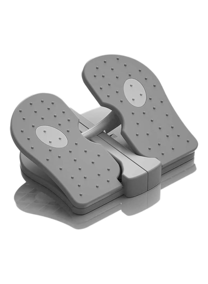 YQbest Mini Foldable Leg Exerciser, Portable Foot Pedal Exercise Machine, Under Desk Stepper Physical Therapy Leg Exercise, Relieves Varicose Veins at Home Office - Image 1