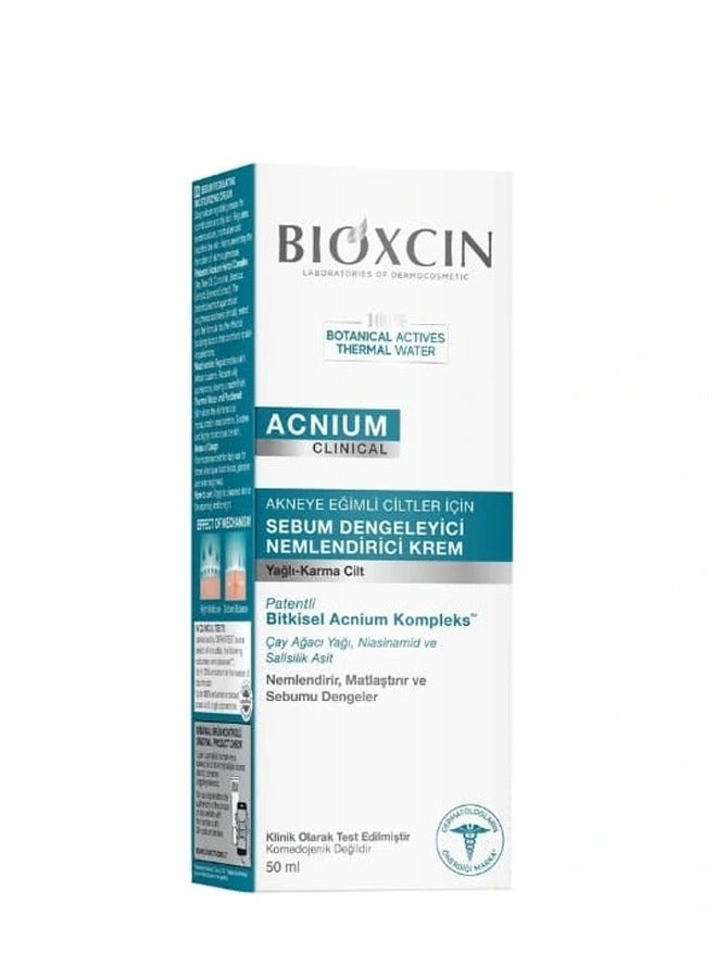 BIOXCIN Moisturizing cream for acne-prone skin 50 ml - Image 3
