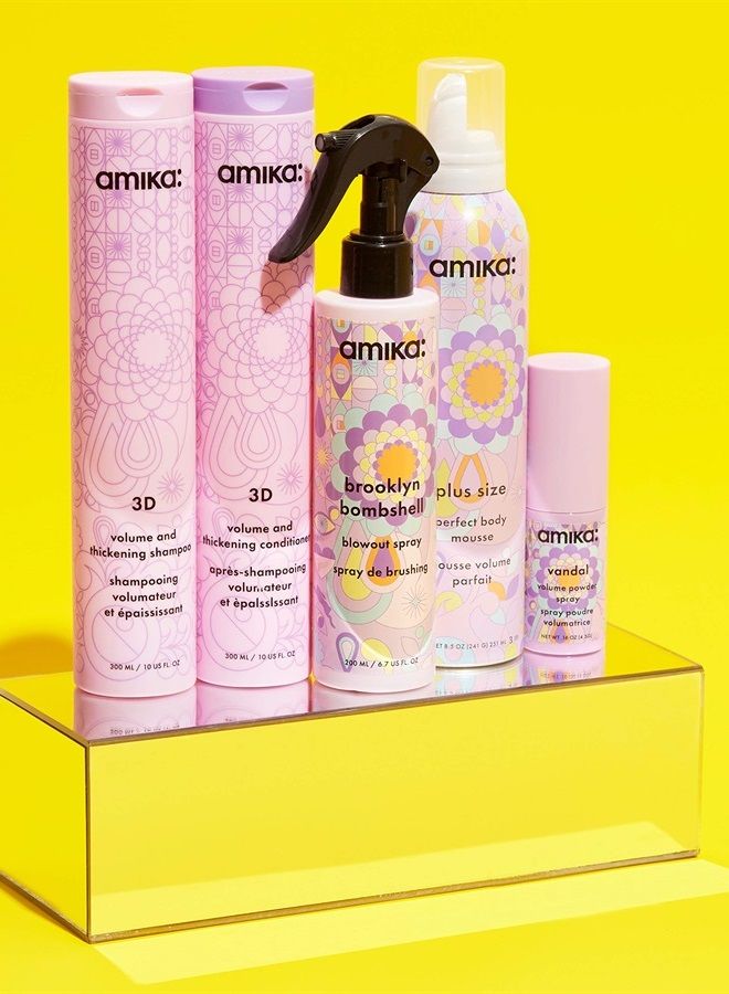 amika بروكلين بومبشيل بخاخ حجم الشعر، 6.7 أونصة سائلة - Image 4