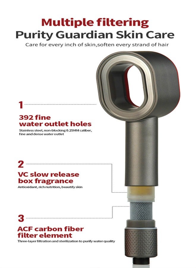 general Aromatherapy shower head, pink shower head, manual aromatherapy shower head, girl gift box set, the best gift for women - Image 5