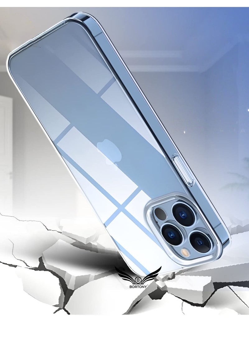 BORTONY Protective Case Cover for iPhone 14 Pro 6.1 Inch Ultra Slim Clear Soft TPU Material Shockproof Protection Anti-Scratch Cover Designed for Apple iPhone 14 Pro - Image 2