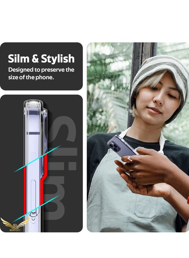 BORTONY Protective Case Cover for iPhone 14 Pro 6.1 Inch Ultra Slim Clear Soft TPU Material Shockproof Protection Anti-Scratch Cover Designed for Apple iPhone 14 Pro - Image 4