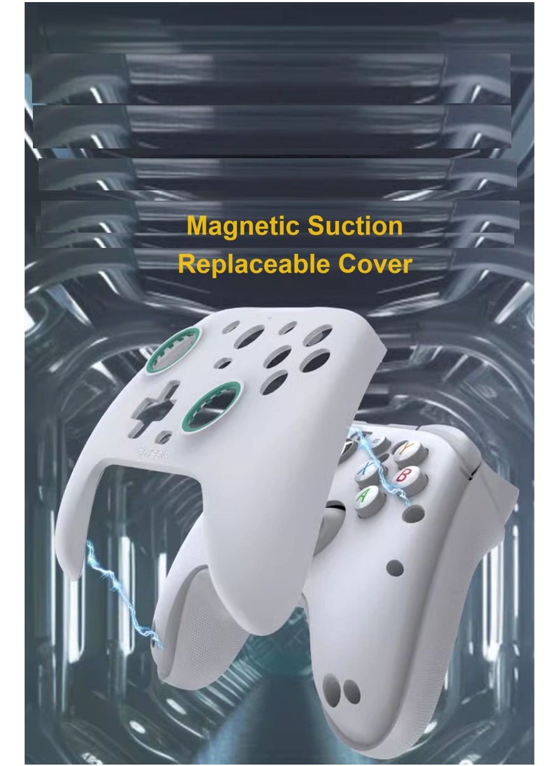 Generic - Classic Gamepad GameSir G7se Wired Game Controller for Xbox Series X/S, Xbox One, Windows 10/11 Plug Steam and Play Gaming Gamepad with Hall Effect Joysticks/Hall Trigger White - Image 1