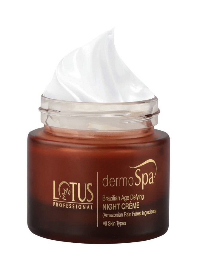 Lotus Professional Lotus Professional DermoSpa Brazilian Age Defying Night Cream, Shea Butter, Preservative Free, Natural, 50 g 