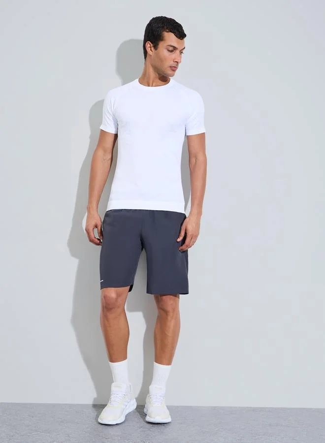 ستايلي اكتيف Men White Raglan Sleeve Body Shapewear