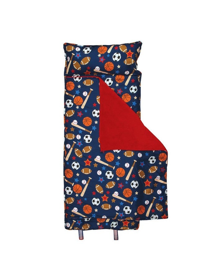 Stephen Joseph Personalized All-Over Sports Print Childs Nap Mat - Image 2