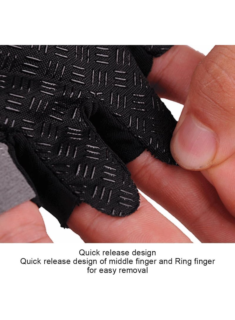 SportQ® Half-Finger Sports Gloves for Men and Women – Gel-padded, anti-slip, breathable, with shock-absorbing cushioning for a variety of fitness exercises - Image 4