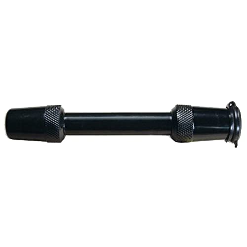 Trimax ترماكس – T5 بلاك – قفل مستقبل 5/8" – 3.5" مدى، يناسب وصلات الفئة V، فولاذ كروم مطروق بالآلة، طلاء إيبوكسي أسود، قفل مضاد للسرقة مع مفتاح - Image 1