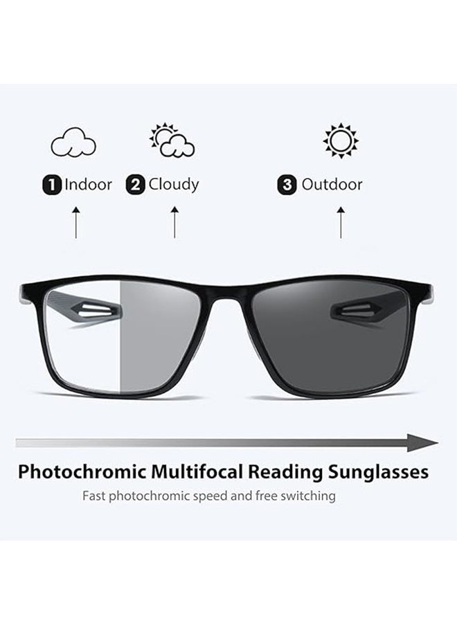 Progressive Multifocus Reading Glasses Flexible Lightweight TR90 Frame Blue Light Blocking Computer Readers for Women and Men - Image 4
