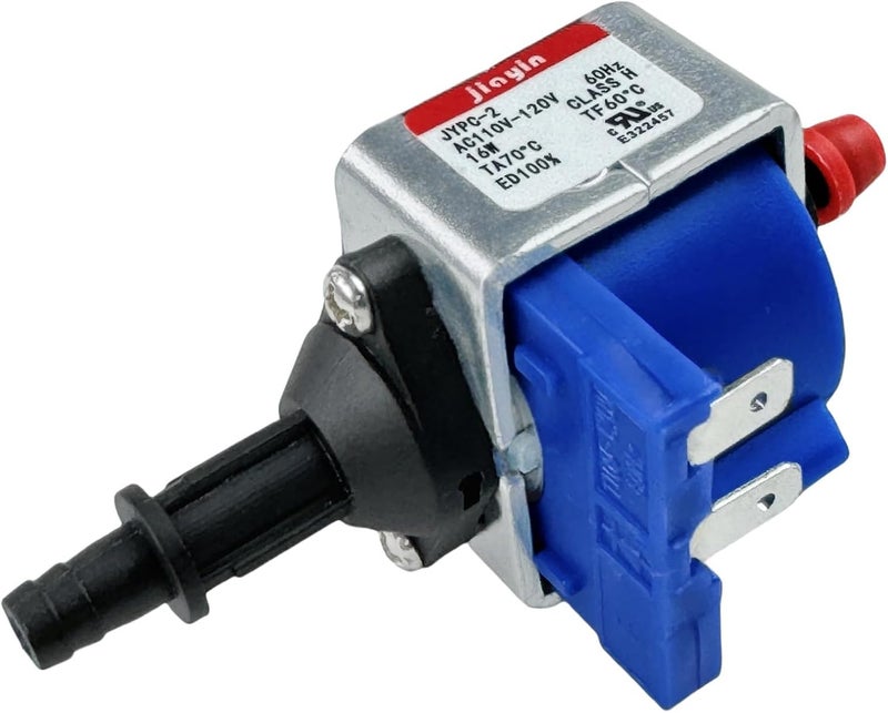 IXGPUTS Jiayin JYPC-2 Electromagnetic Solenoid Water Pump 90cc/min, compatible with Electric iron, steam mop/garment steamer/coffee machine, etc, AC 110V - 120V 60Hz 16W - Image 4