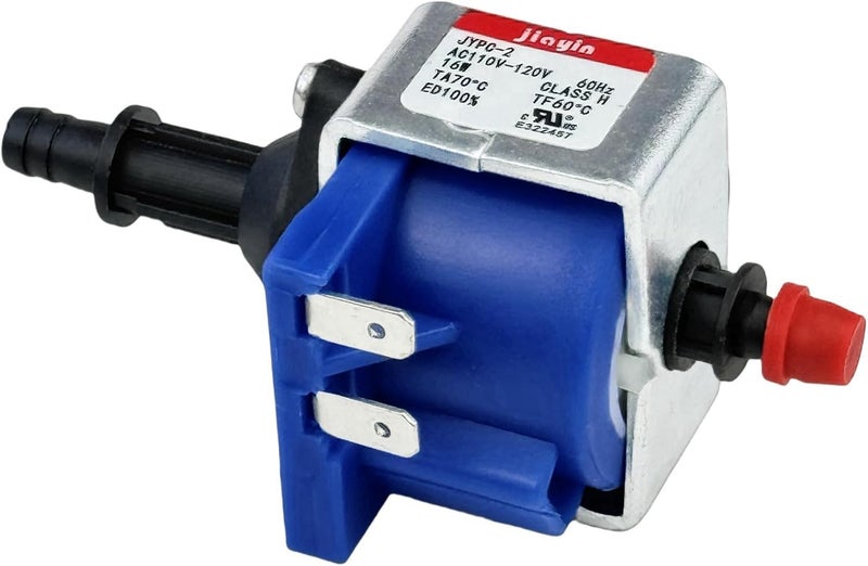 IXGPUTS Jiayin JYPC-2 Electromagnetic Solenoid Water Pump 90cc/min, compatible with Electric iron, steam mop/garment steamer/coffee machine, etc, AC 110V - 120V 60Hz 16W - Image 1