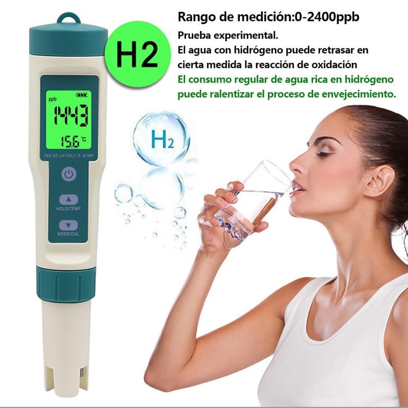 ميريديان جهاز قياس جودة المياه الرقمي 8 في 1 متعدد الوظائف من Meridian - Image 3