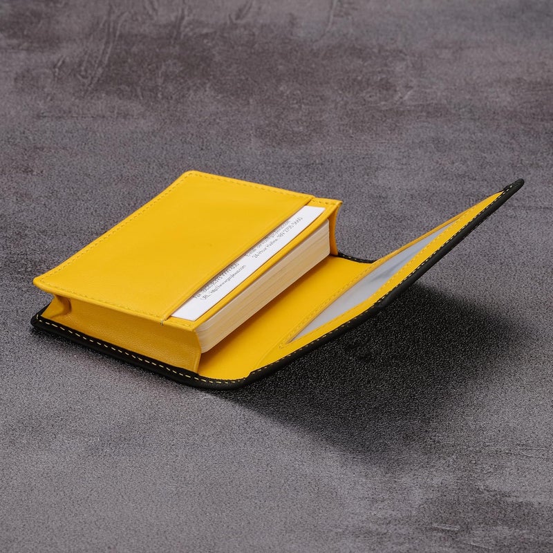 HISCOW Leather Business Card Case Holder for Men & Women, Italian Calfskin - Image 4