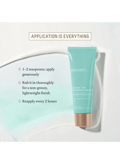 BIOSSANCE Biossance Squalane + Zinc Sheer Mineral Sunscreen. Broad-Spectrum SPF 30 PA+++ Zinc Oxide Sunscreen That Protects and Hydrates Sensitive Skin. Lightweight, Non-Greasy and Reef-Safe (1.7 ounces)  - Image 5