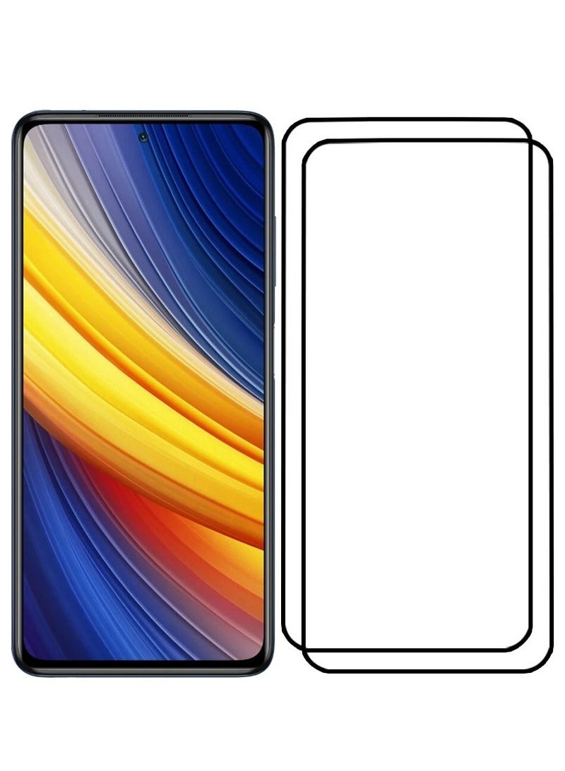CATANES 2 Pack For Xiaomi Poco X3 NFC Screen Protector Tempered Glass Full Glue Back - Image 2
