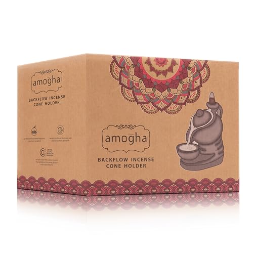 IRIS Amogha Backflow Incense Cone Holder Showpiece (Teapot) | Meditating Alien Design | Smoke Fountain for Home, Office Desk, Living Room Decor | Gift Item| with 10 Free Incense Cones. - Image 4