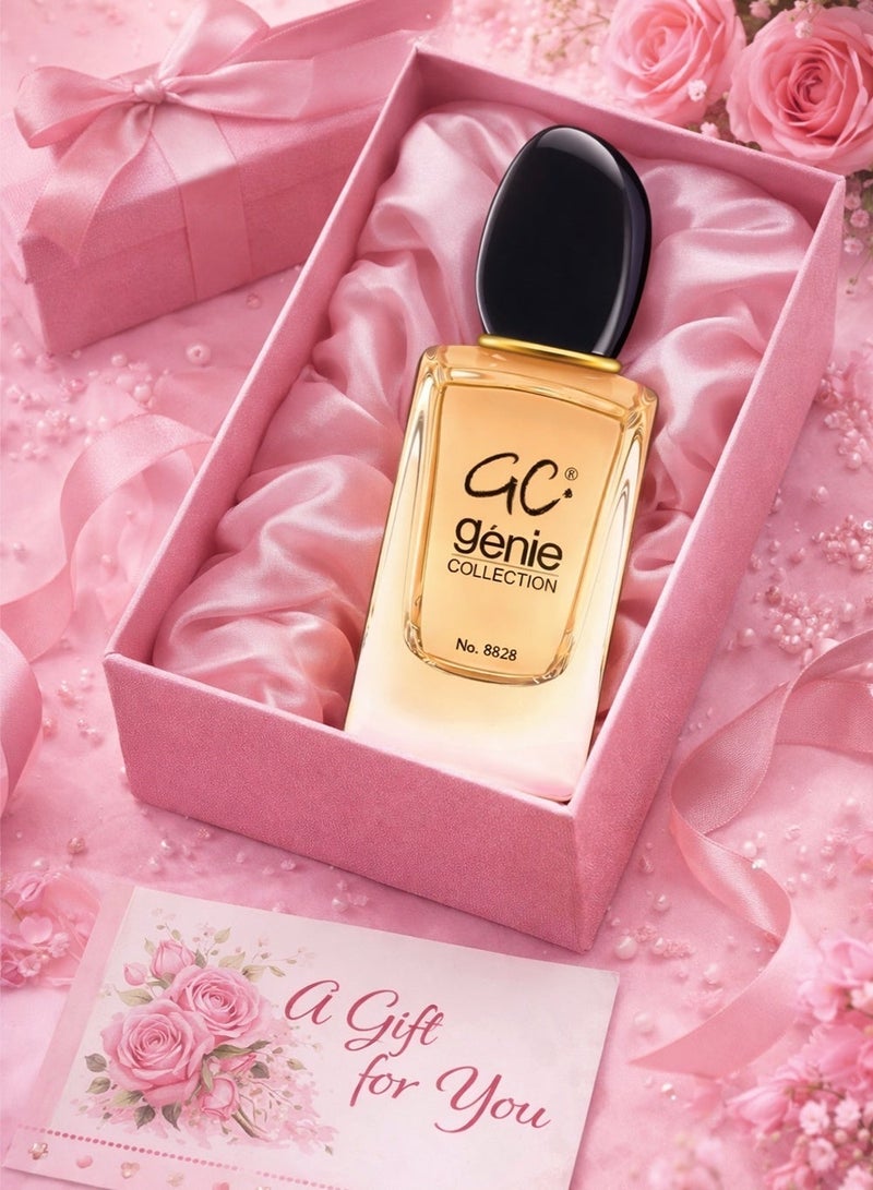 Genie Collection Perfume 8828 for Women, 25ml | Long-Lasting Musk & Floral Fragrance, Perfect Ladies Perfume Gift - Image 4