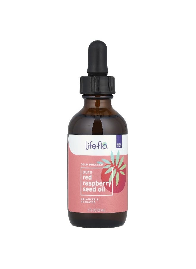 Life-flo Life-flo, Pure Red Raspberry Seed Oil, 2 fl oz (59 ml)  - Image 1