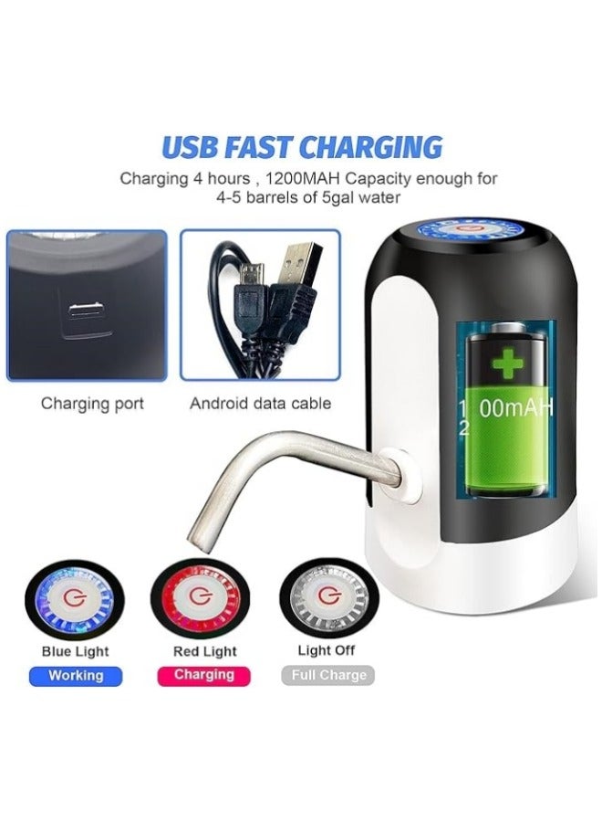 USB Charging Portable Electric Water Pump for for for 2-5 Gallon Jugs USB Charging Portable Water Dispenser for Office, Home, Camping, Kitchen and etc - Image 4