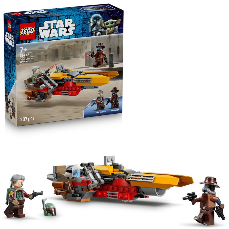 LEGO Star Wars Cobb Vanth’s Speeder Toy for Kids 75437 (Age 7+, 207 Pieces) - Image 1