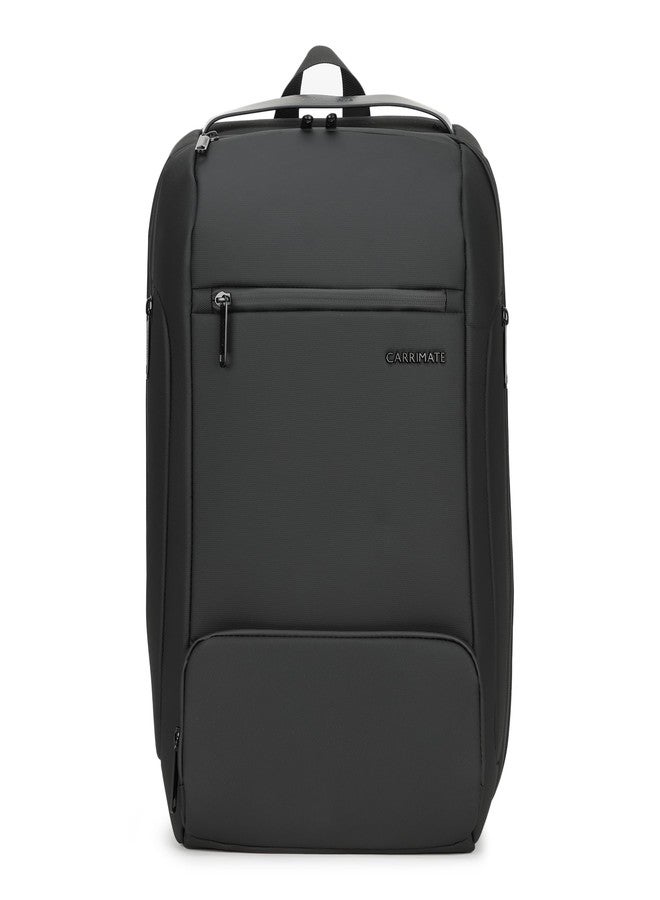 CARRIMATE Voyager Laptop Backpack | 40L Capacity | Water Resistant | USB Charging Port | RFID Protection | 49cm Height | Black - Image 1