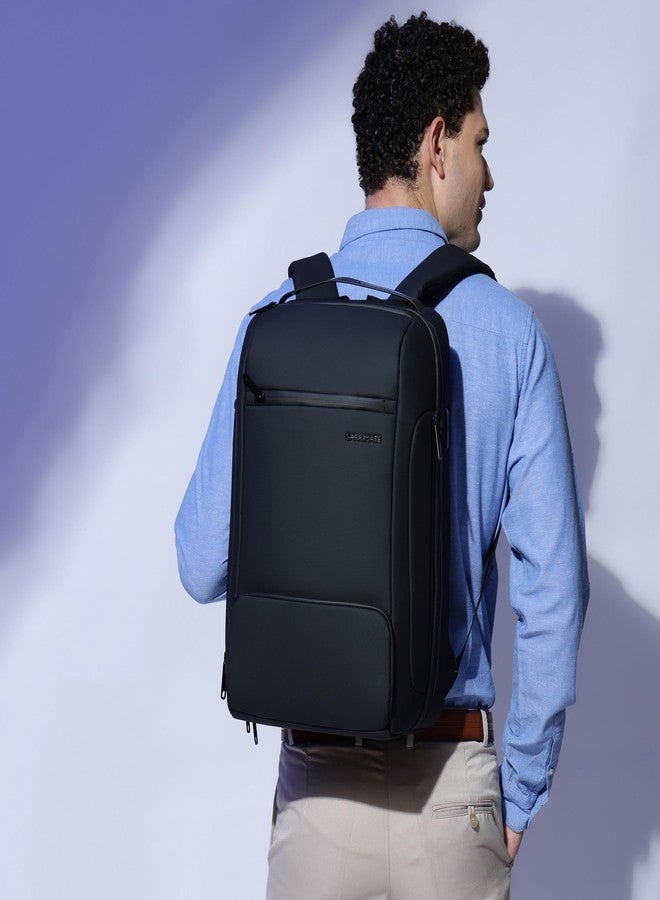 CARRIMATE Voyager Laptop Backpack | 40L Capacity | Water Resistant | USB Charging Port | RFID Protection | 49cm Height | Black - Image 2