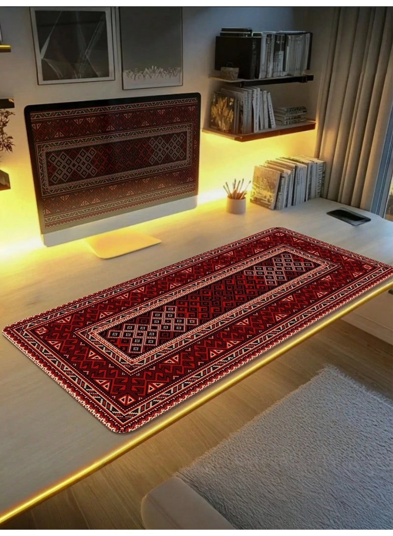 ماوس باد بتصميم بوهيمي فاخر ماوس باد انيق مصمم بقاعدة مطاطية مانعة للانزلاق مقاس 90*40 سم - Image 4
